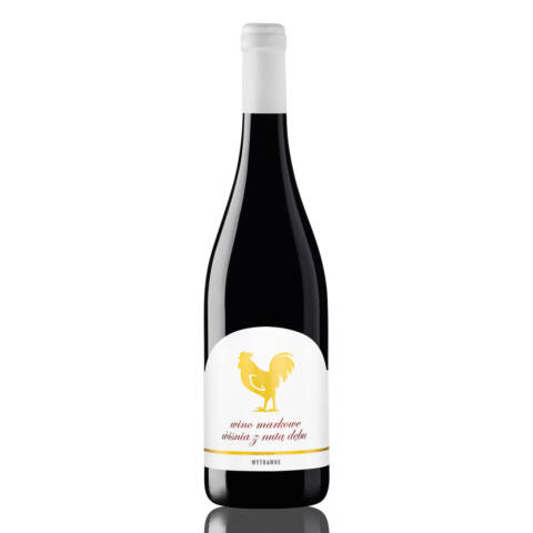 Wino markowe wiśnia z nutą dębu wytrawne