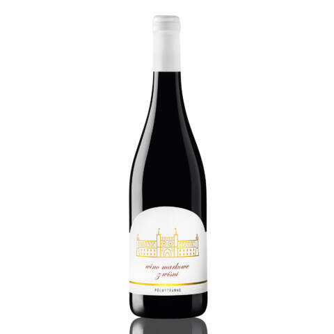 Wino markowe wiśnia półwytrawne